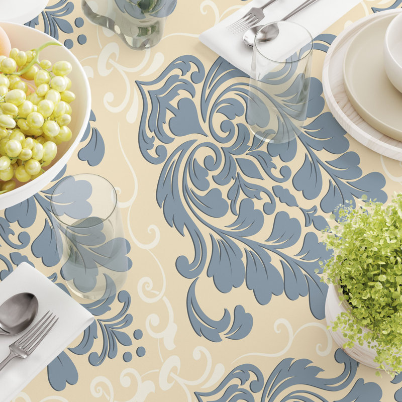 Floral 171 Cotton Tablecloths, 104" x 60"