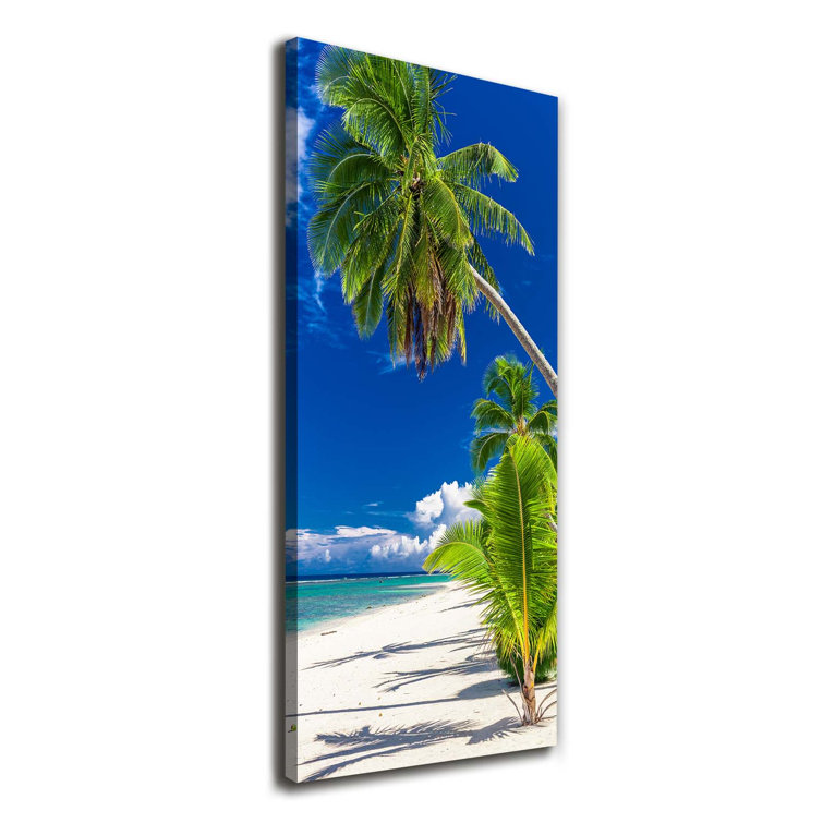 Bay Isle Home Tropical Beach - Wrapped Canvas Print | Wayfair.co.uk