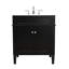 Rivers 30'' Single Bathroom Vanity with Marble Top-71383044