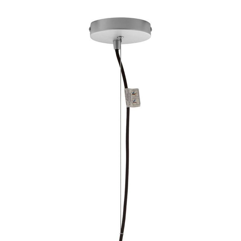 Cosima 4 - Light Black/Gold Geometric Pendant, Silver/Gold