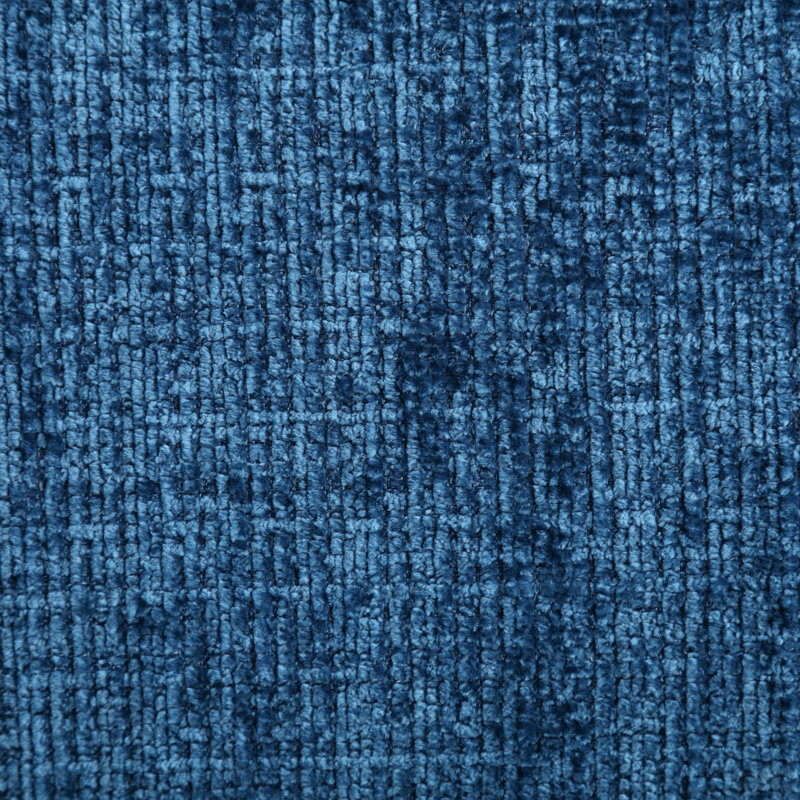 Canapé modulaire moderne en U en chenille, Chenille bleu