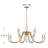 Kiea 12-Light Chandelier in Warm Brass-1345269285-1345269287