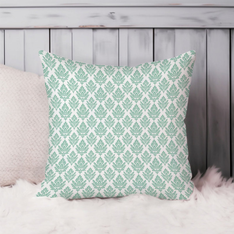 Abstract Mint Pattern VI Patterns Modern, 16" H x 16" W