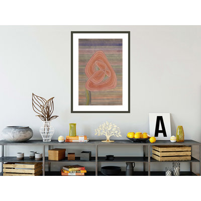 «Lonely Flower» par Paul Klee, impression giclée sur cadre