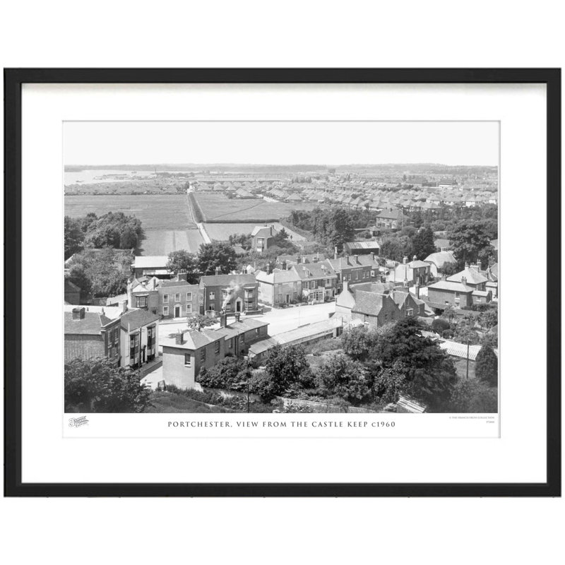 Portchester, View From The Castle Keep C1960 by Francis Frith - Single Picture Frame Print, 45cm H x 60cm W x 2.3cm D