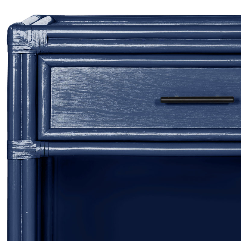 Table de chevet 28 po Clara, Bleu marine