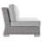 Conway Outdoor Patio Wicker Rattan Armless Chair-1484270941