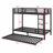 Metal Bunk Bed With Trundle-1481076146
