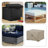 Argyri Heavy Duty Waterproof Outdoor Square Ottoman Deck Box Cover, Weather Proof Devoko Storage Bench Cover, Bryngar Furniture Cover-168496845-168496844