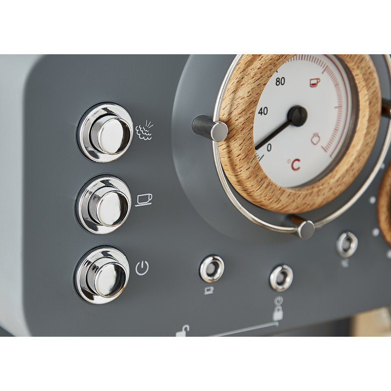 Nordic Coffee & Espresso Combo Machine, Grey