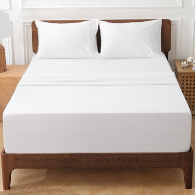 100% Cotton Sheets Extra Deep Pocket, Hotel Luxury Soft Cooling Cotton Sheet Sets