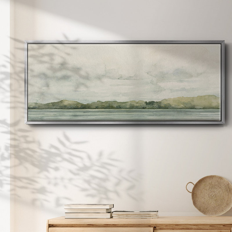 Riverside Views I- Framed Canvas