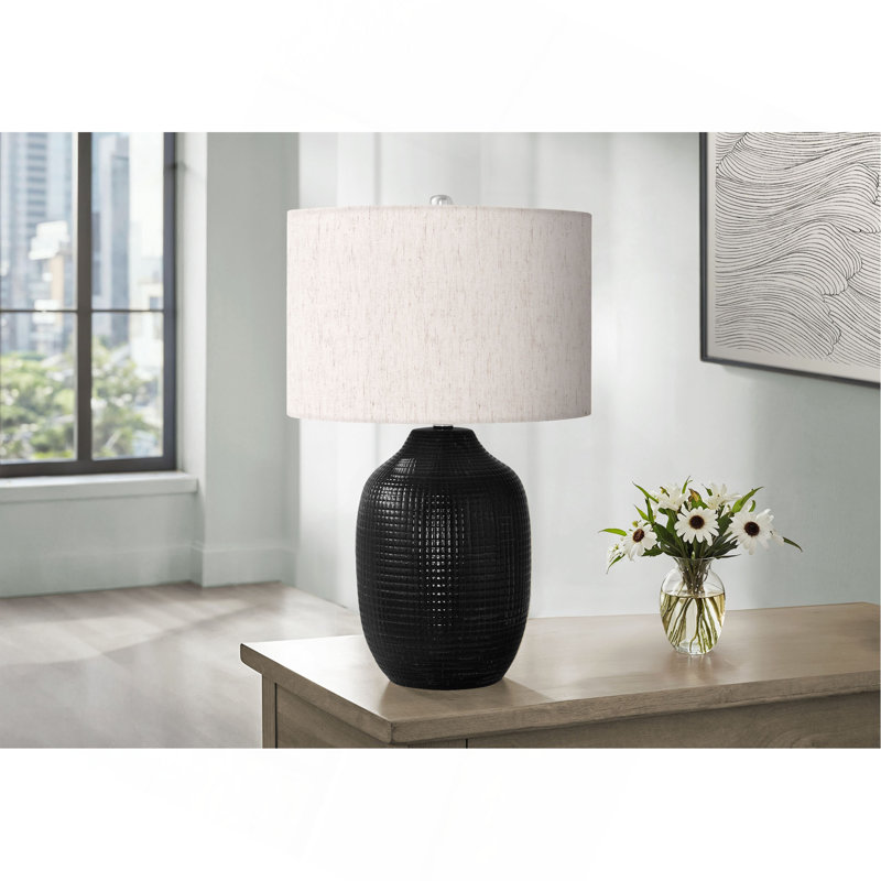Lighting, 26"h, Table Lamp,  Ceramic, Shade, Contemporary