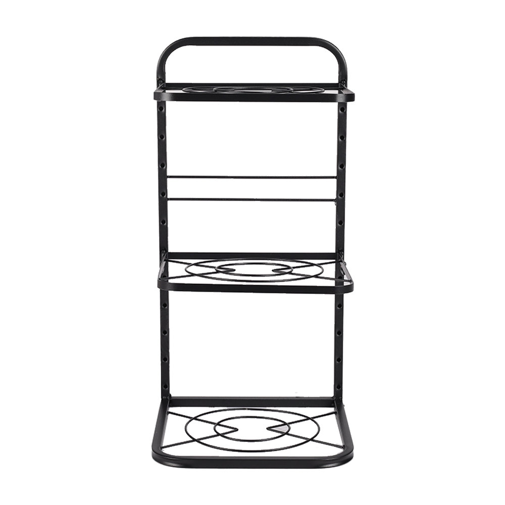 Steel Handcrafted Rectangle Countertop / Cabinet Pot Rack
