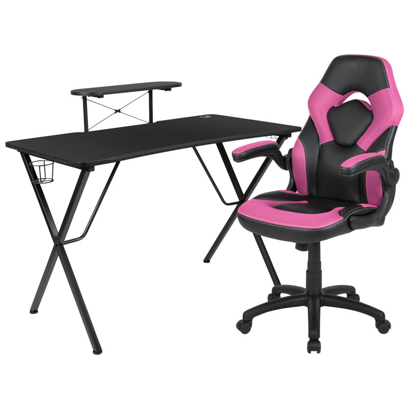 Bridesdale 2 Piece Computer Desk Office Set