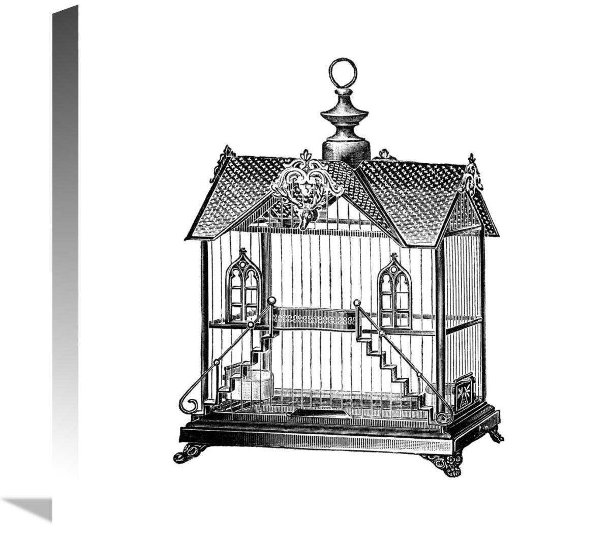 Normanhurst Geometric & Shapes Decorative Bird House Or Cage