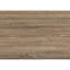 Élégante table de bout en C pour bureau - Taupe foncé, structure en métal noir Snack