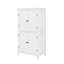 Armoire de rangement élégante sur pied avec 4 portes et tablettes réglables-842638853