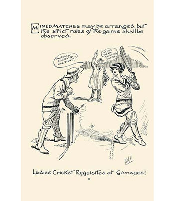 « ladies cricket requis » par rip, reproduction d’art