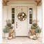 26" Thistle and Hydrangea Wreath