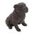 Mikkelson Polystone Sitting Bulldog Decorative Brown Sculpture-1817789894