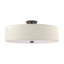 Plafonnier semi-encastré 5 lumières 22 po Flaire-1032326625-1032326629