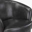 Chaise pivotante moderne et contemporaine de 31 po avec 100% cuir fleur Terza, pivotant à 360 degrés, mousse Dacron enveloppée de haute densité-1013768023