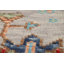 Tapis traditionnel traditionnel gris Oushak 9 x 12