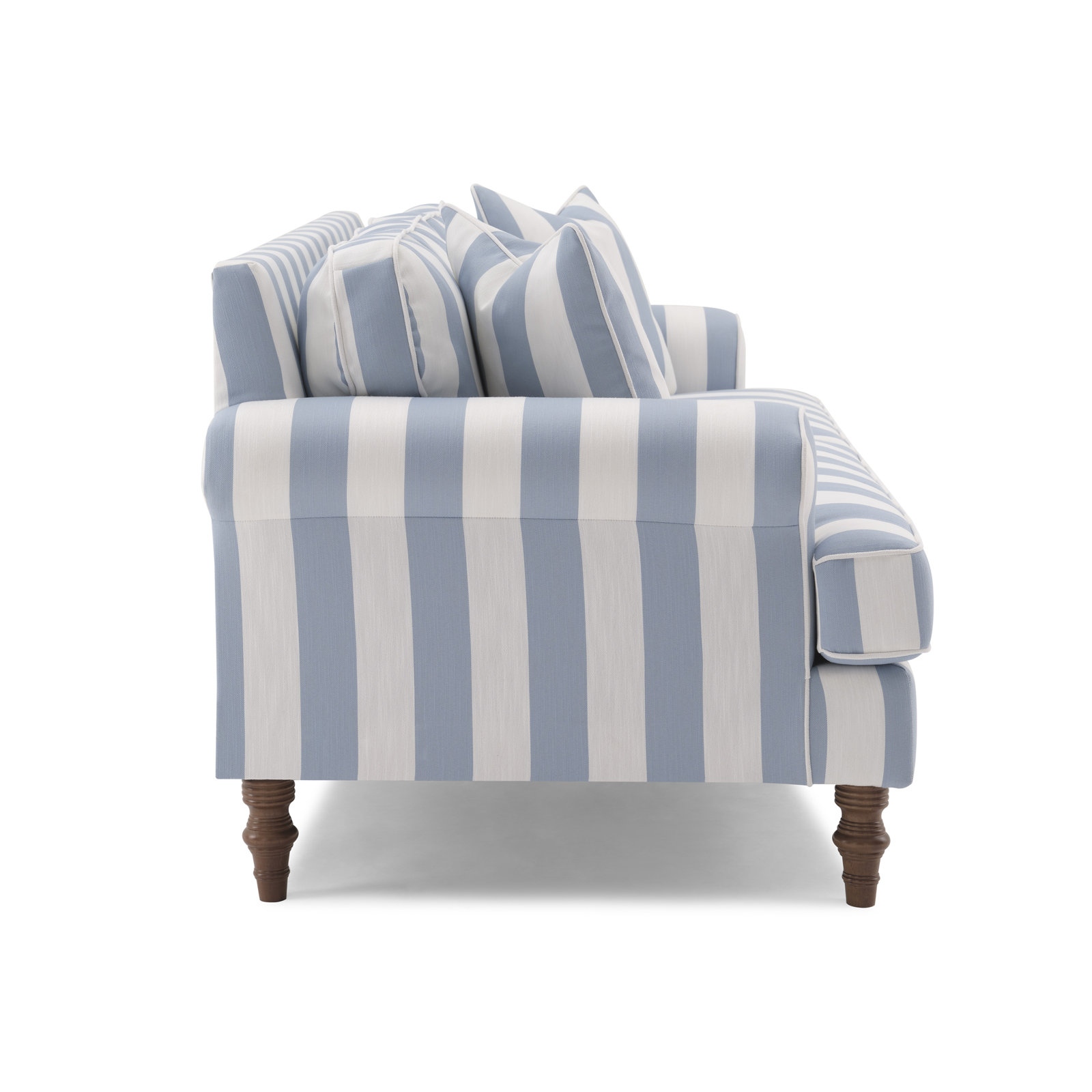 Erin & Ben Co. 87" Sofa, Cream/Blue/White