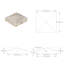 Mellina Dakota Fields Metal Post Cap for Posts-1892639296