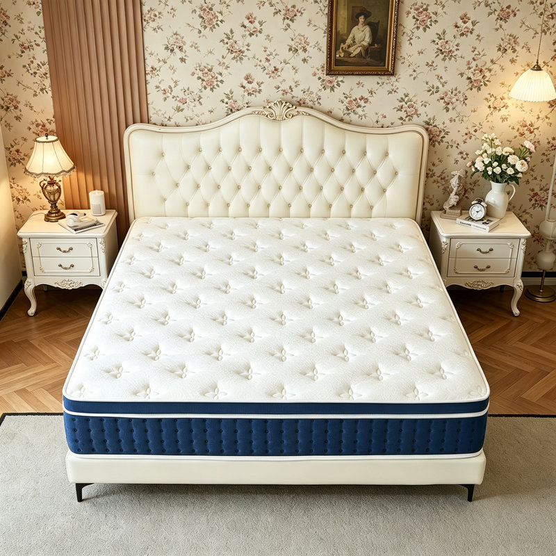 Creevery 30cm Memory Foam Pocket Sprung Mattress 7-Zones Support 2000 Mattress, Super King (6')