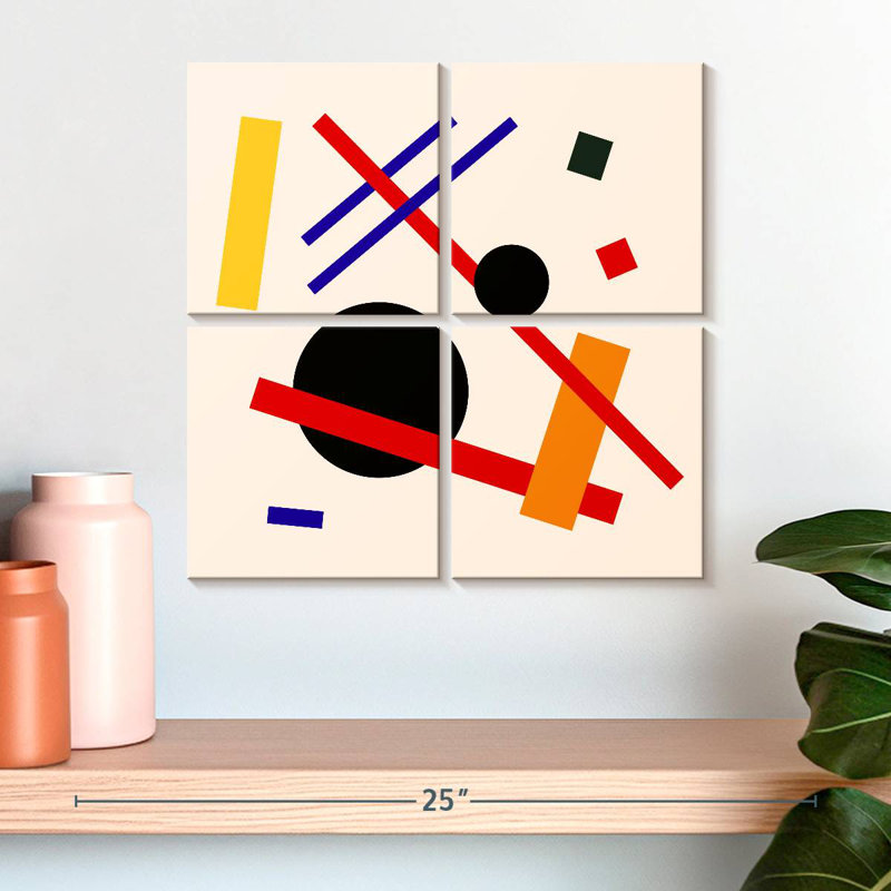 Avery Suprematism, 18" H x 18" W