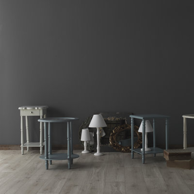 Aymen Glass Top End Table