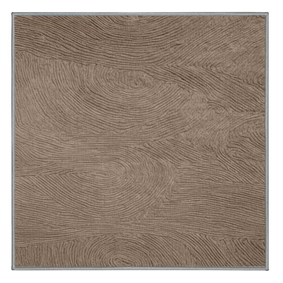 Tapis abstrait gris lavable à la machine
