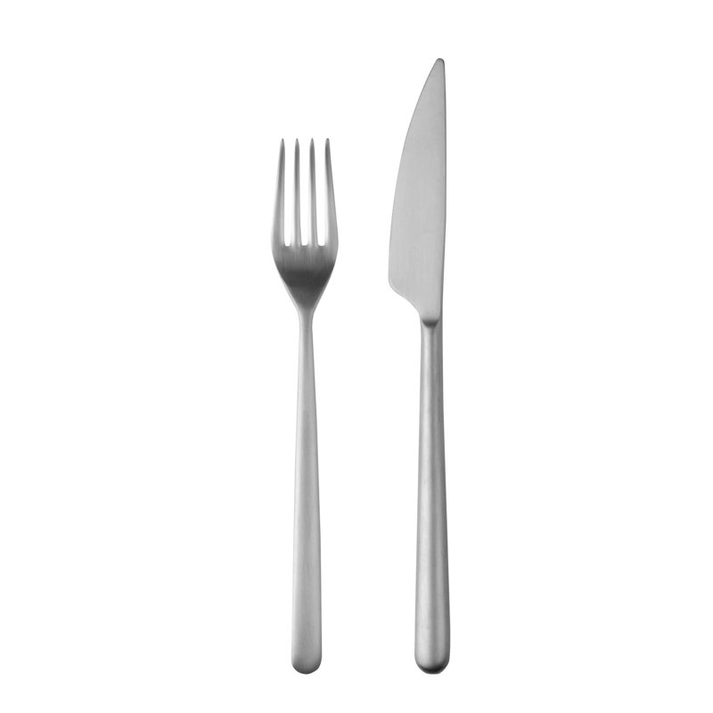 Ensemble de couverts MEPRA Linea - service pour 12, Argent champagne