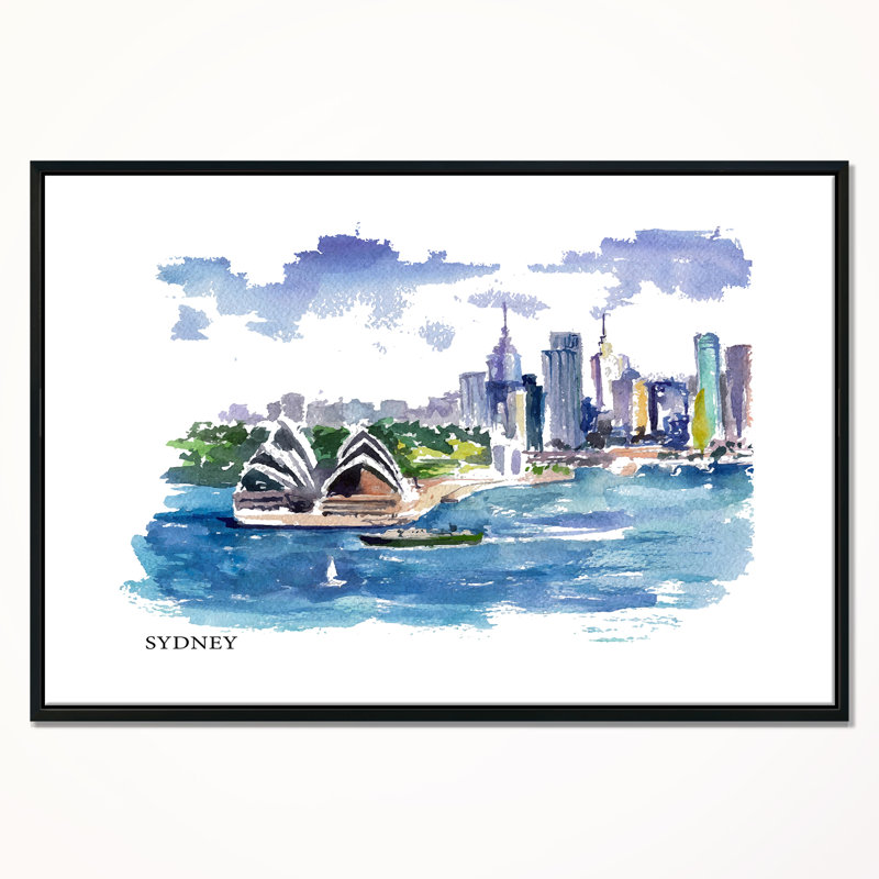 " Australia Vector Illustration ", 12" H x 20" W x 1" D