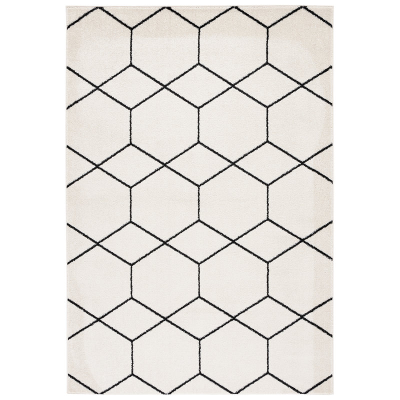 Kasturi Geometric Power Loomed Area Rug , Rectangle 9' x 12'