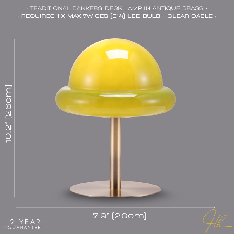 Metal Bankers Lamp