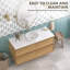 Meuble-lavabo flottant moderne simple 48 po Newark