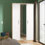 Fully Assembled Contrast 2 Door Wardrobe
