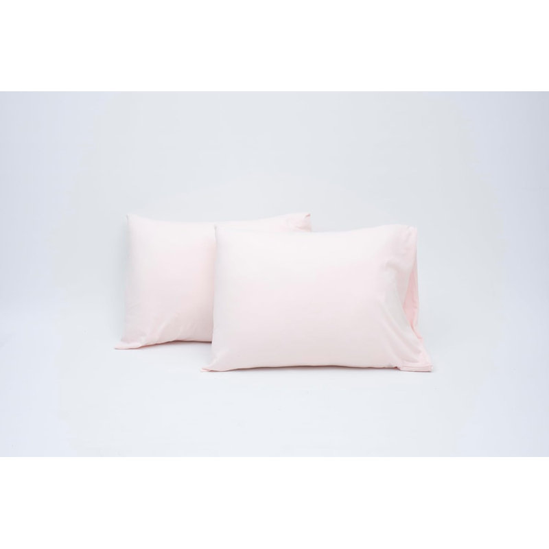 100% Cotton Jersey Knit Pillowcases, Queen Pillowcase, Pink