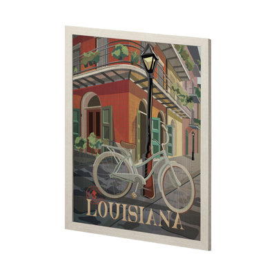 Louisiana Go by Simone a Framed Art Print Matted under Glass