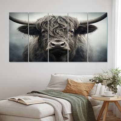 Ensemble de 5 décorations murales 5 bouvillons muraux
