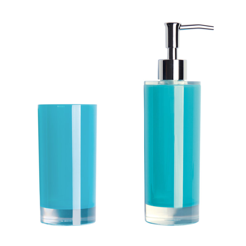 Spa Bathroom Accessory Set, Blue
