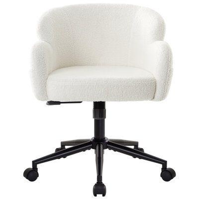 Upholstered Fabric Swivel Armchair