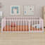 Metal Floor Bed Frame With Fence And Door-537394766