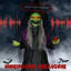Plastic and Polyester Freestanding Halloween Decoration