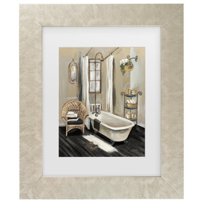 " French Bath II Black V2 " Painting