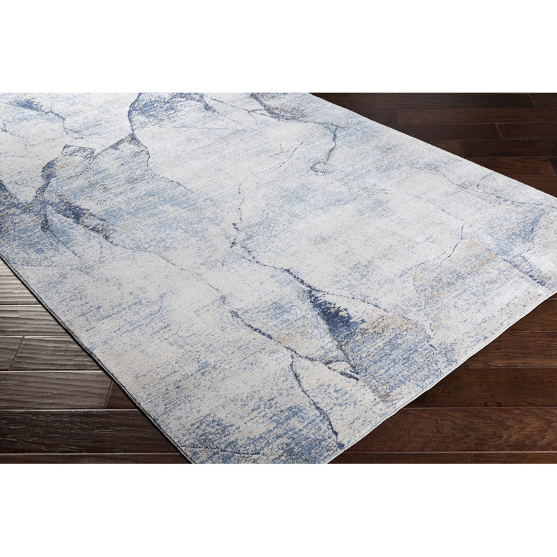 Bagwell Abstract Indoor Rug, Rectangle 7'10" x 10'