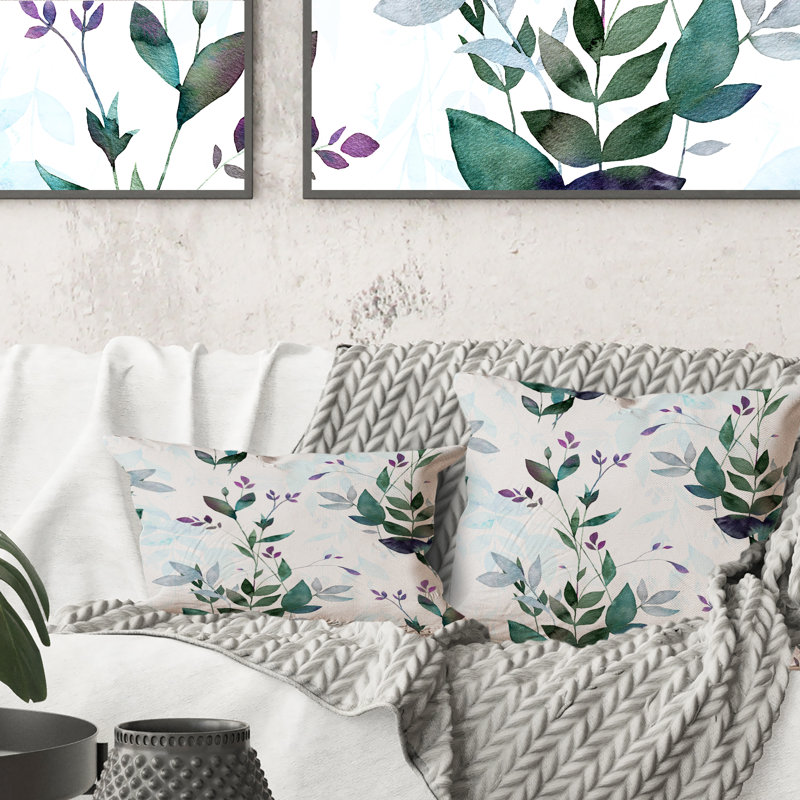 Floral Throw Pillow